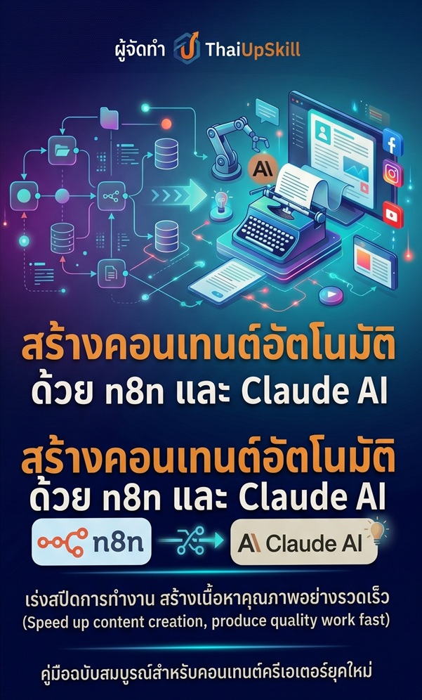 สร้างคอนเทนต์อัตโนมัติ ด้วย n8n และ Claude AI
